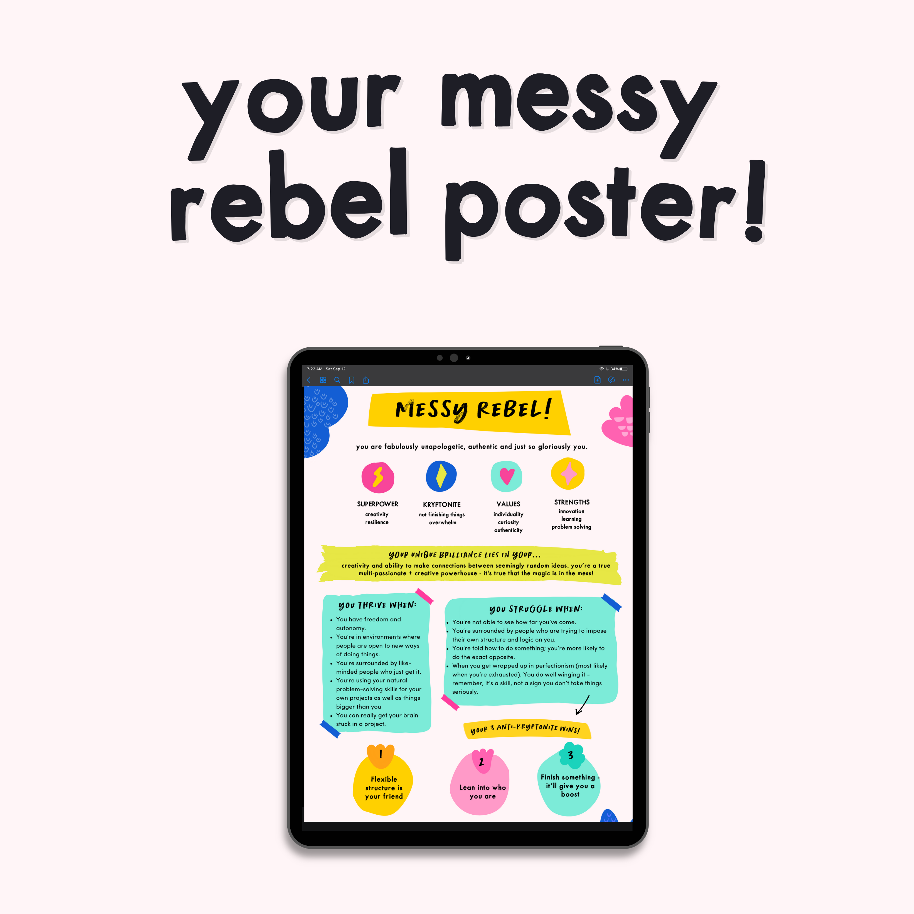 Your Messy Rebel poster