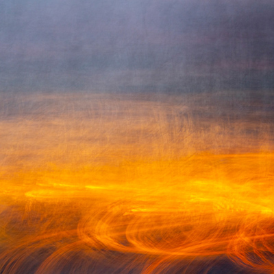 Creative ICM sunset photograph