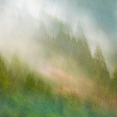 expressive icm landscape photograph