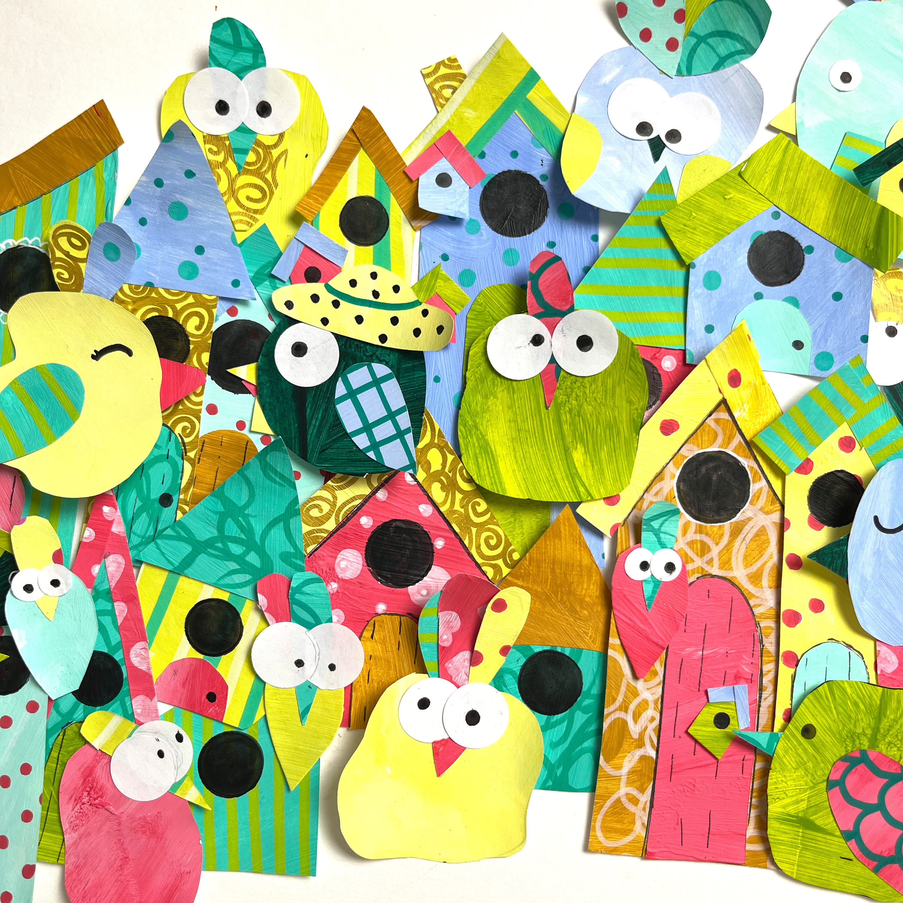 Whimsical Bird Art Journal
