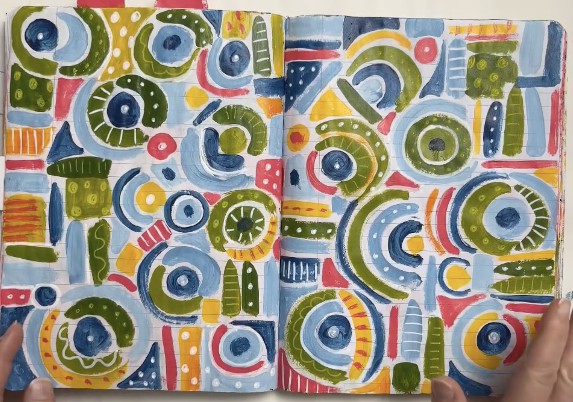 Color contrast exercise