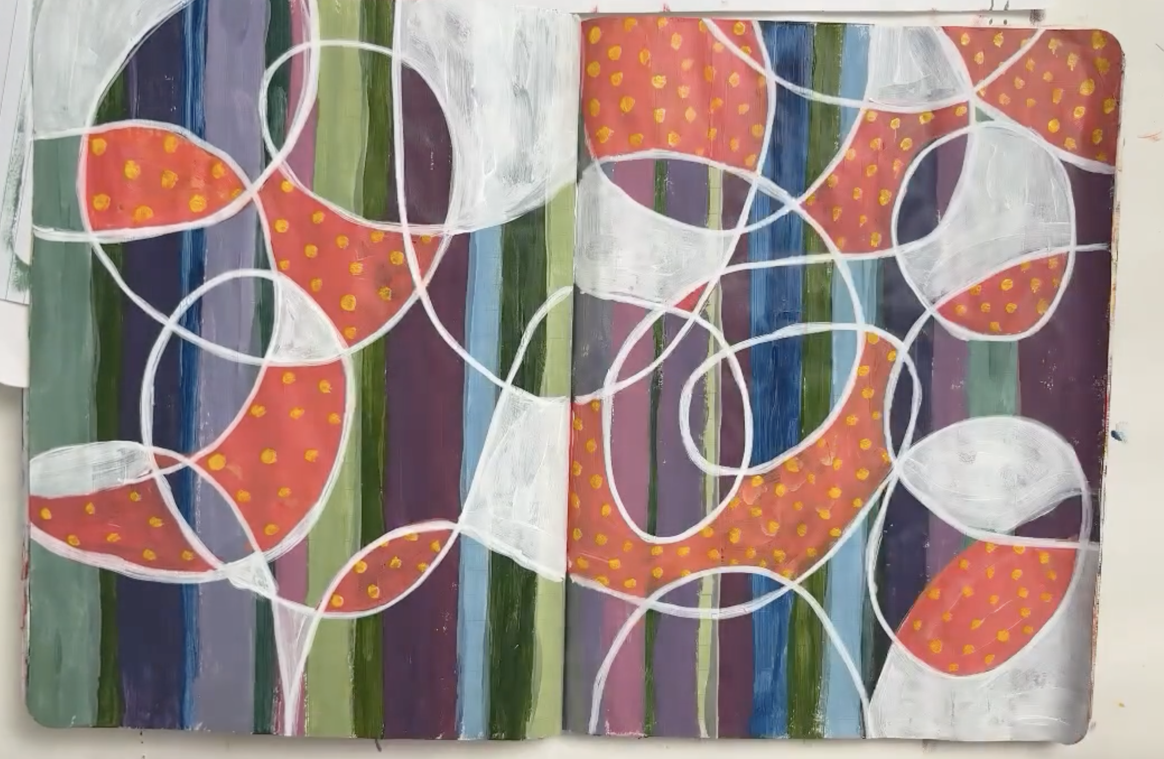 Color scheme art journal exercise