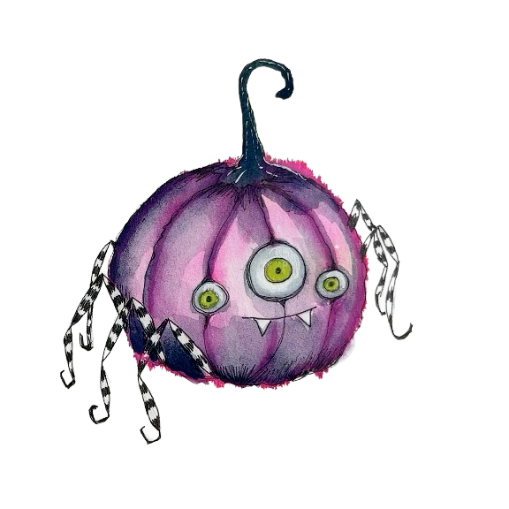 Pumpkin Spider monster